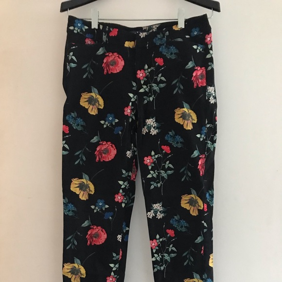 2/$40 // Floral Pixie Mid-Rise Trouser - Picture 3 of 5